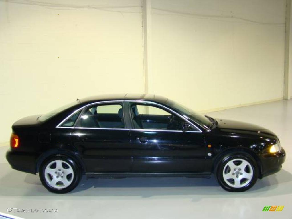 1996 A4 2.8 Sedan - Brilliant Black / Gray photo #3