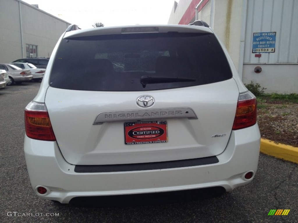 2010 Highlander SE 4WD - Blizzard White Pearl / Black photo #5