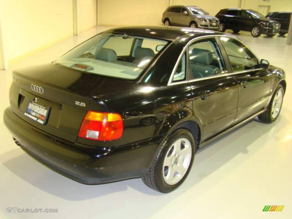 1996 A4 2.8 Sedan - Brilliant Black / Gray photo #4