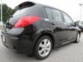 2012 Super Black Nissan Versa 1.8 SL Hatchback  photo #5