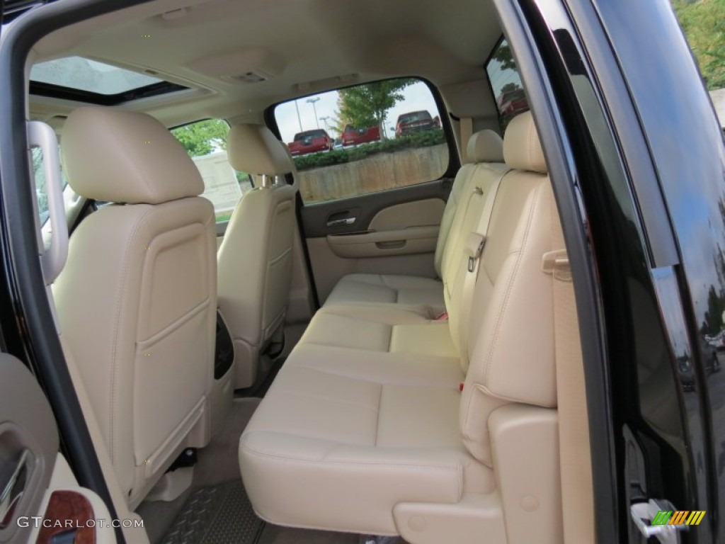 2013 Chevrolet Silverado 1500 LTZ Crew Cab Rear Seat Photo #71108891