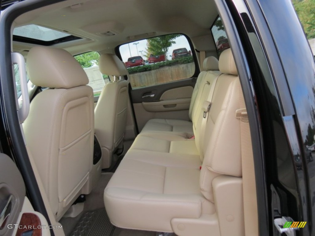 2013 Silverado 1500 LTZ Crew Cab - Black / Light Cashmere/Dark Cashmere photo #12