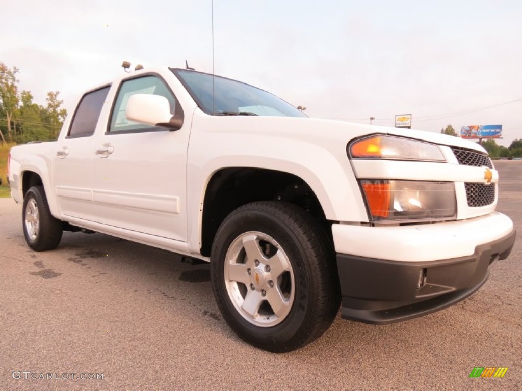 2012 Colorado LT Crew Cab - Summit White / Ebony photo #1