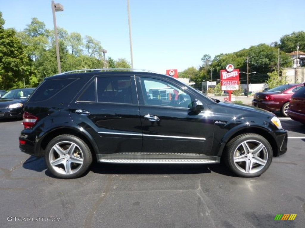 Black 2009 Mercedes-Benz ML 63 AMG 4Matic Exterior Photo #71109008