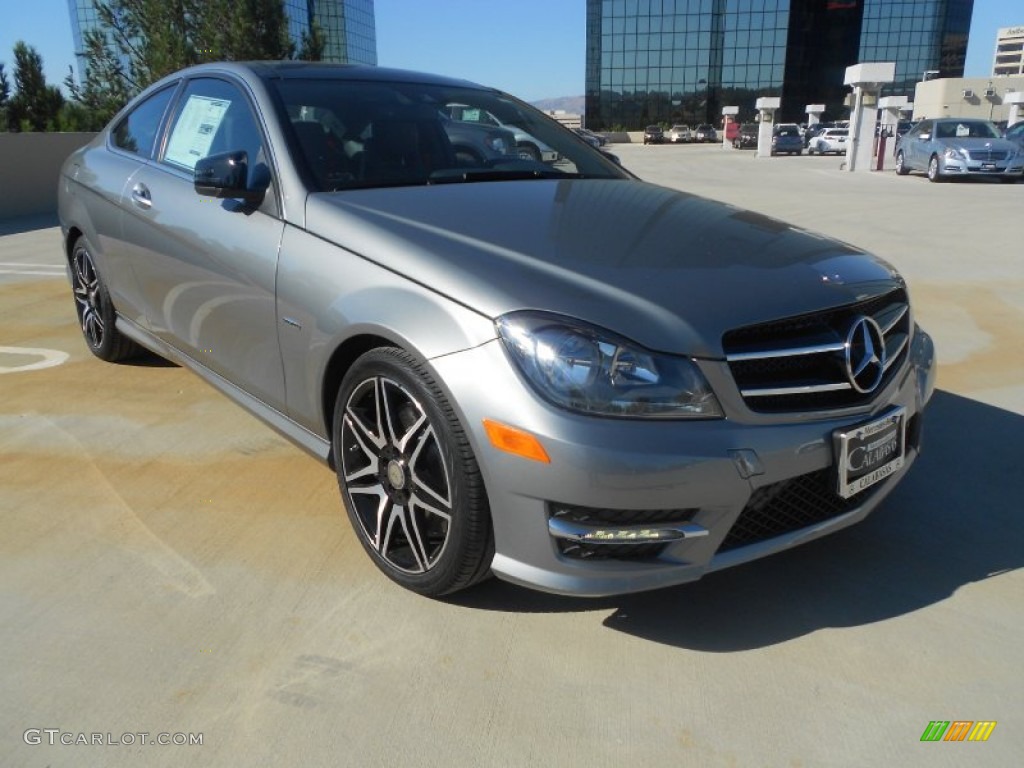 Palladium Silver Metallic 2013 Mercedes-Benz C 250 Coupe Exterior Photo #71109083