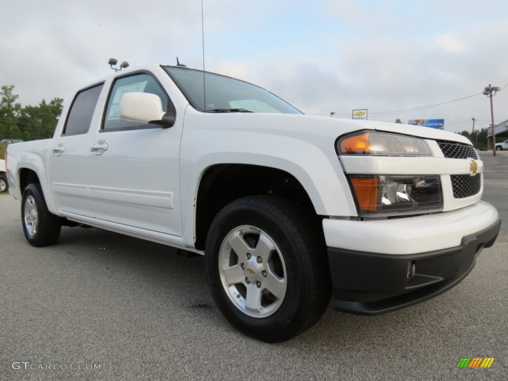 2012 Colorado LT Crew Cab - Summit White / Ebony photo #1