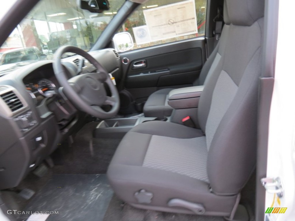 Ebony Interior 2012 Chevrolet Colorado LT Crew Cab Photo #71109530