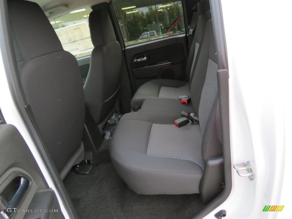 2012 Chevrolet Colorado LT Crew Cab Rear Seat Photo #71109539