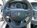 Gray 2013 Honda Accord LX Sedan Steering Wheel