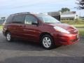 2010 Salsa Red Pearl Toyota Sienna LE  photo #2