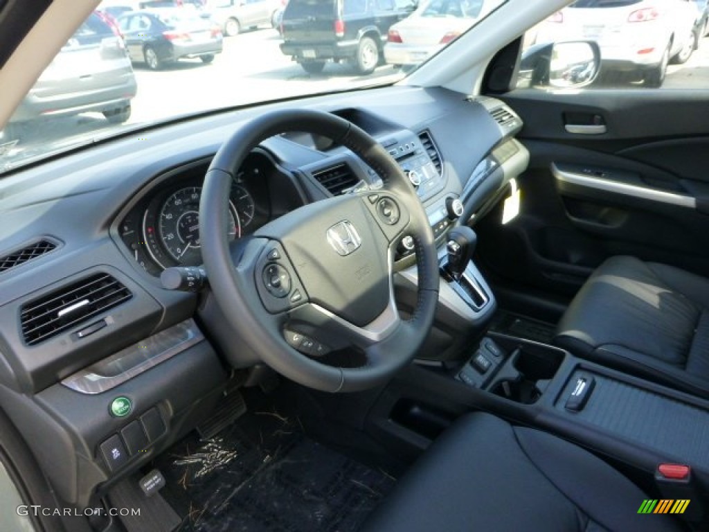 2012 CR-V EX-L 4WD - Opal Sage Metallic / Black photo #15