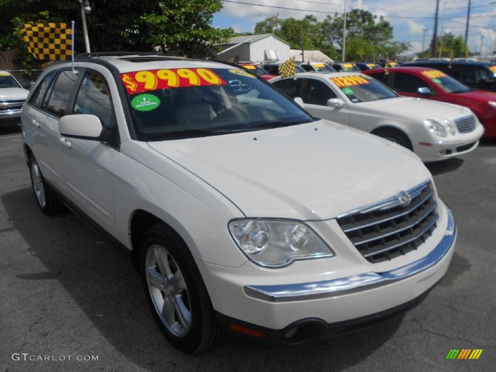 2007 Pacifica Touring - Stone White / Dark Khaki/Light Graystone photo #6