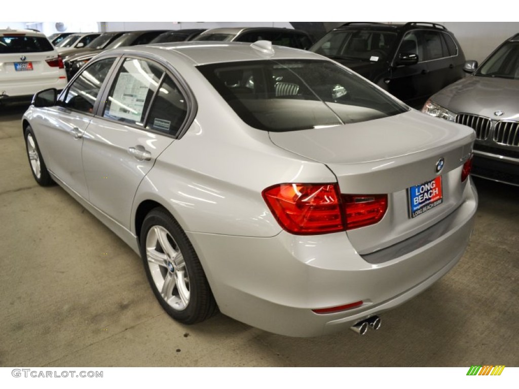 2013 3 Series 328i Sedan - Glacier Silver Metallic / Black photo #4