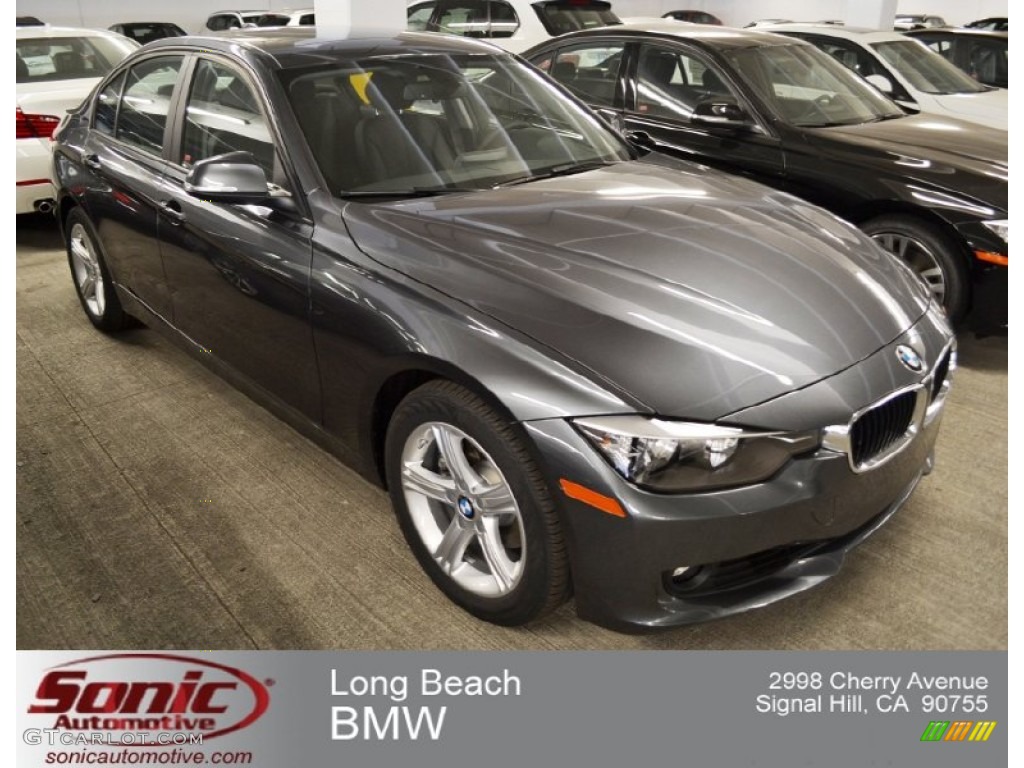 2013 3 Series 328i Sedan - Mineral Grey Metallic / Black photo #1