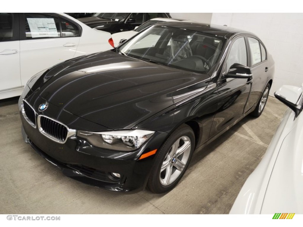 2013 3 Series 328i Sedan - Black Sapphire Metallic / Black photo #9