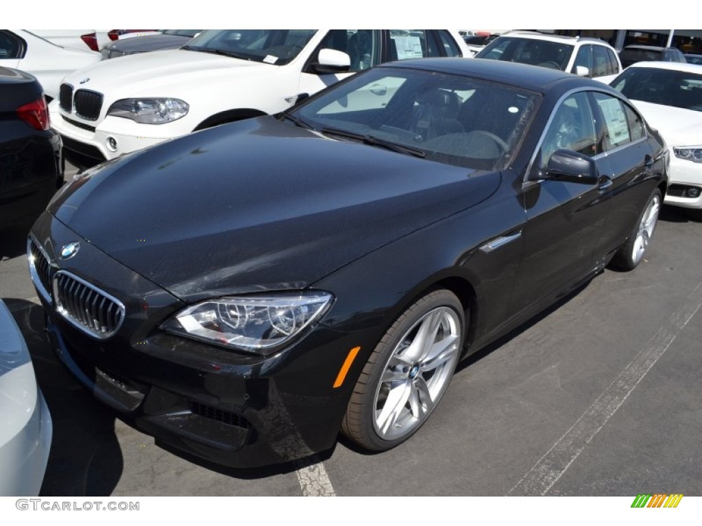 2013 6 Series 640i Gran Coupe - Black Sapphire Metallic / Black photo #9