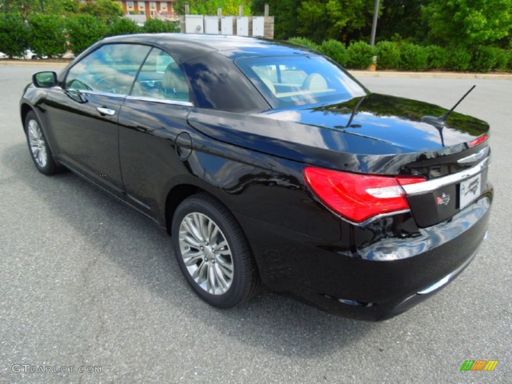Black 2013 Chrysler 200 Limited Hard Top Convertible Exterior Photo #71113541