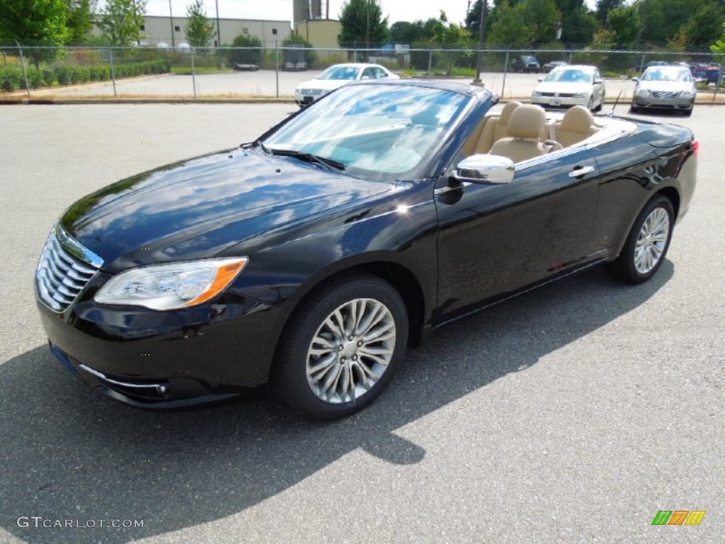 Black 2013 Chrysler 200 Limited Hard Top Convertible Exterior Photo #71113703