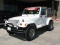 1998 Stone White Jeep Wrangler Sahara 4x4  photo #3