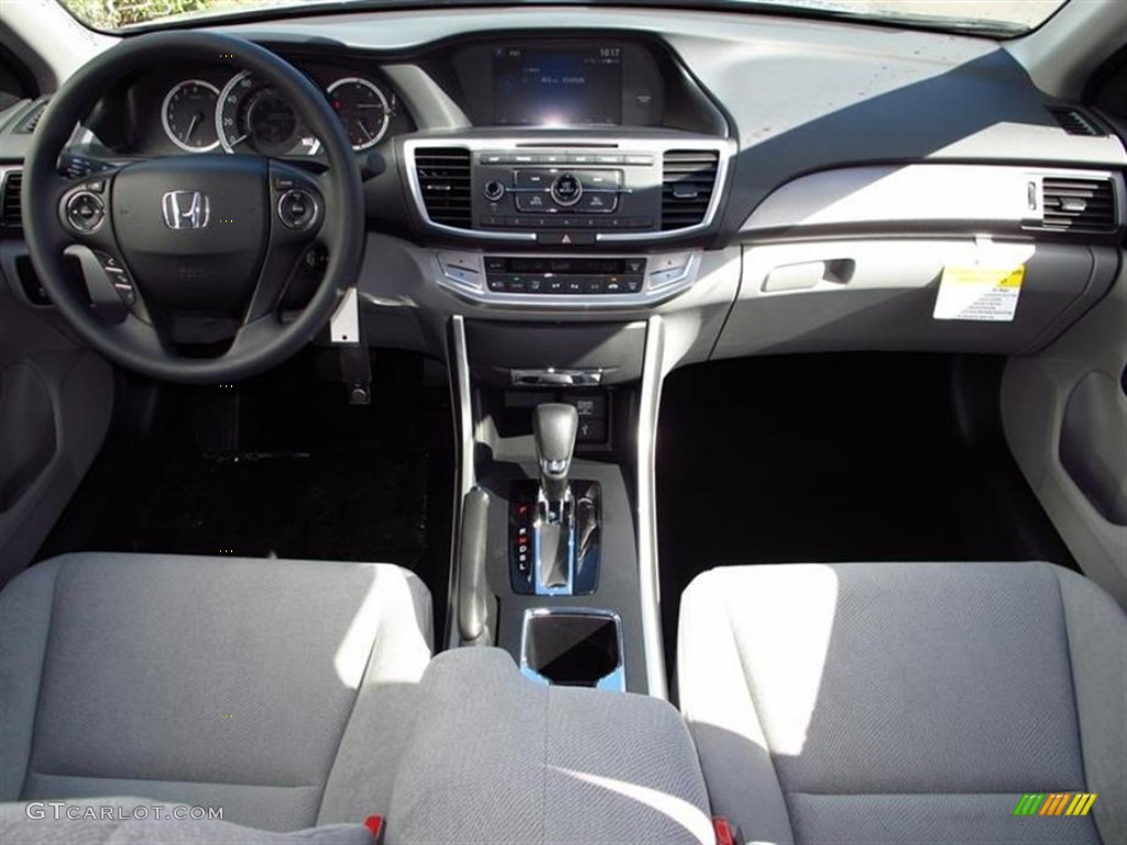 2013 Honda Accord LX Sedan Gray Dashboard Photo #71114063