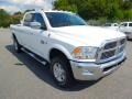 2012 Bright White Dodge Ram 2500 HD Laramie Crew Cab 4x4  photo #2