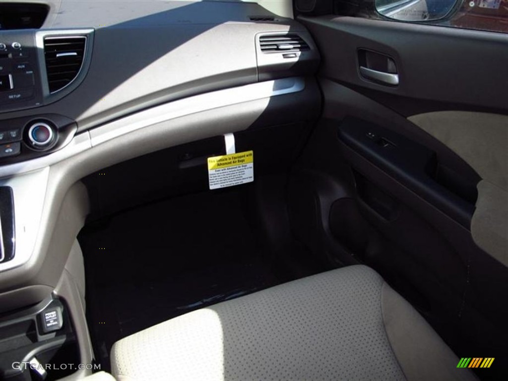 2012 CR-V EX - Urban Titanium Metallic / Beige photo #7