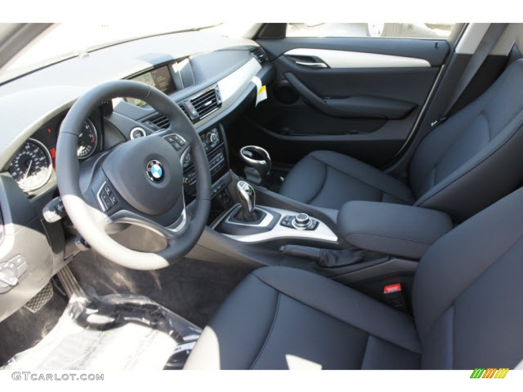 Black Interior 2013 BMW X1 xDrive 28i Photo #71115554