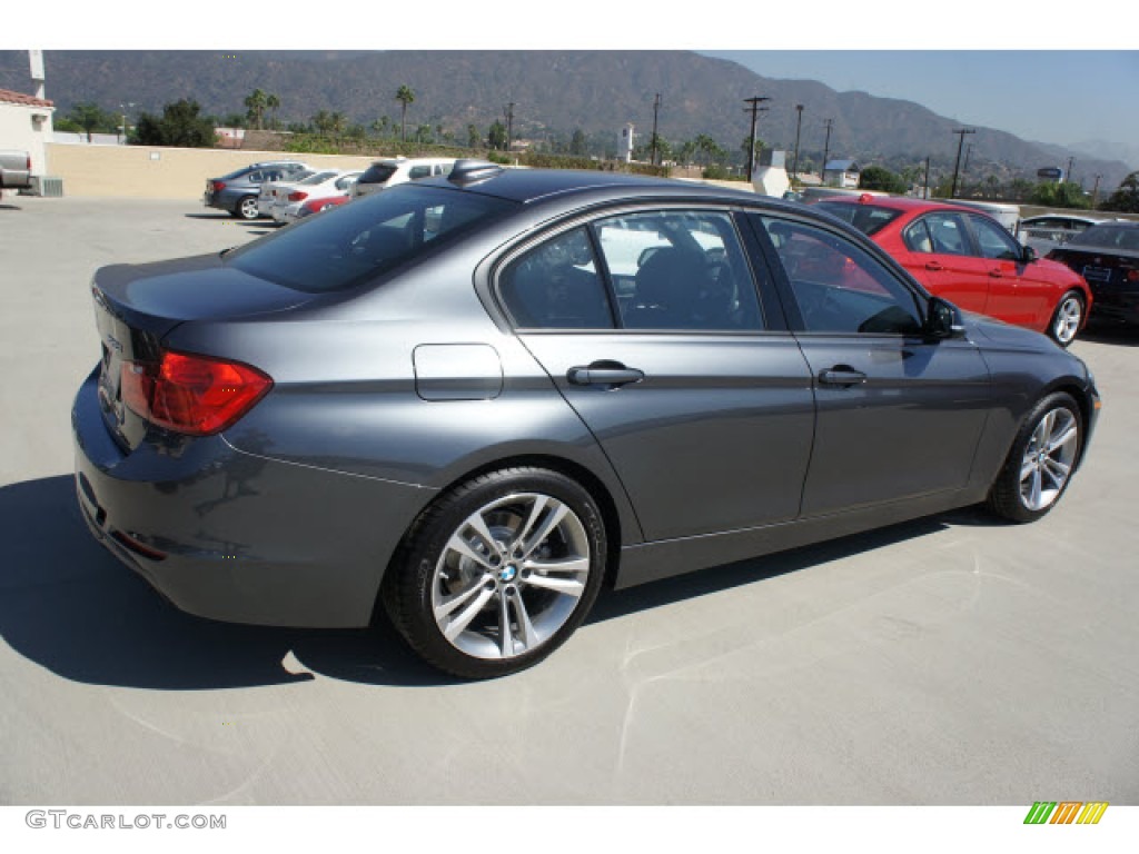 2013 3 Series 328i Sedan - Mineral Grey Metallic / Black photo #2