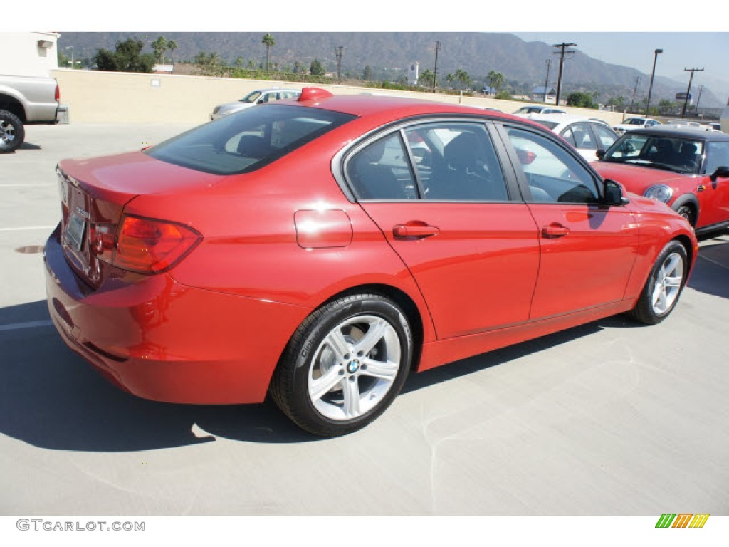 2013 3 Series 328i Sedan - Melbourne Red Metallic / Black photo #2