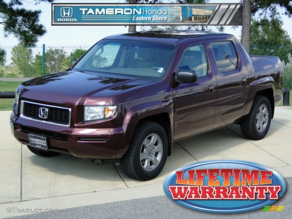 Dark Cherry Pearl Honda Ridgeline