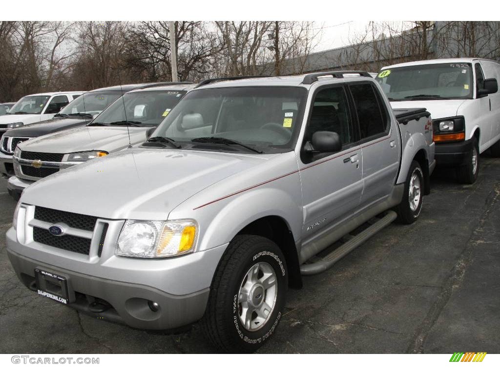 2001 Explorer Sport Trac 4x4 - Silver Frost Metallic / Dark Graphite photo #1