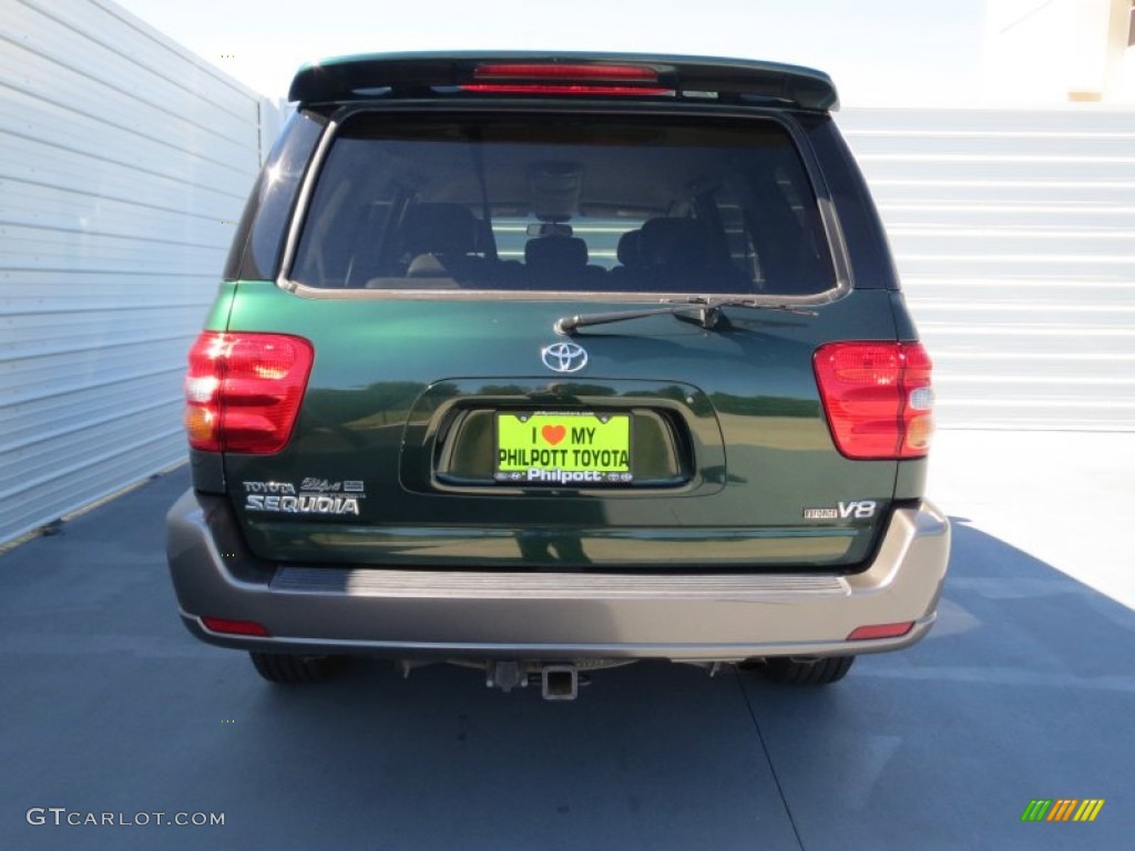2004 Sequoia SR5 - Imperial Jade Green Mica / Oak photo #4