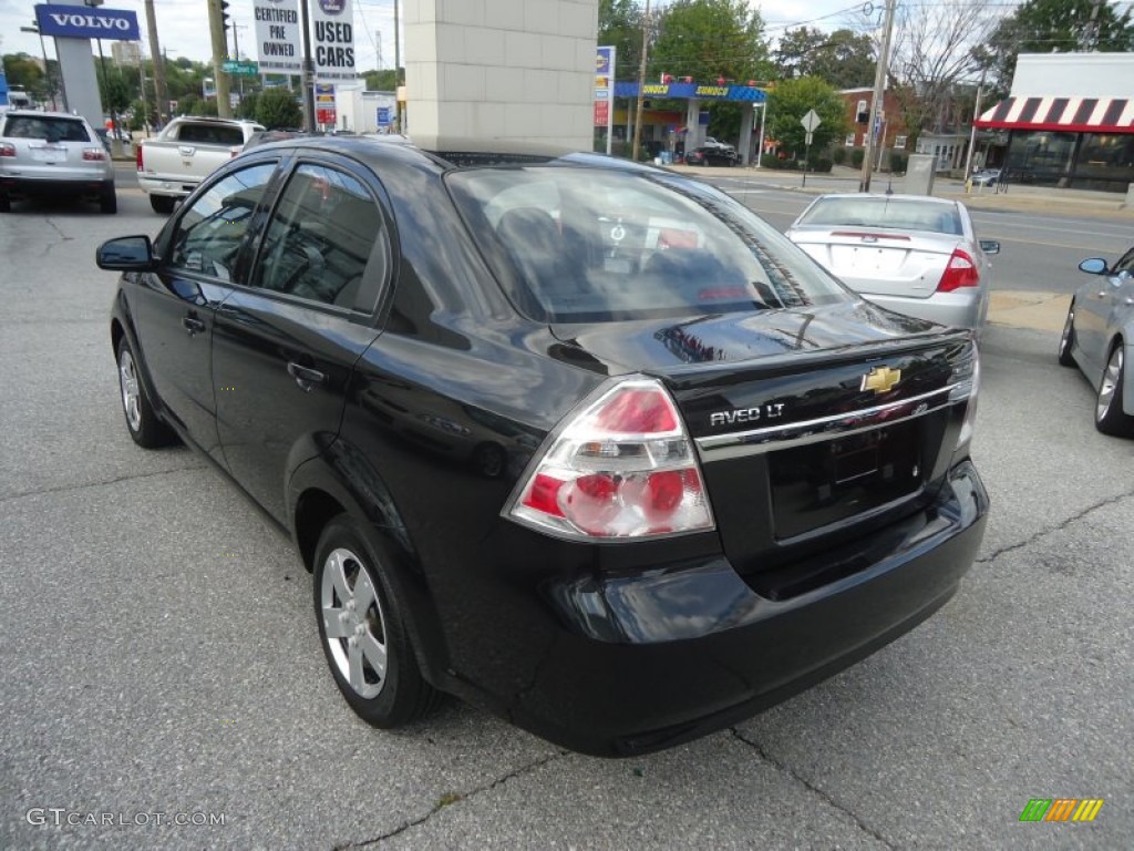 2010 Aveo LT Sedan - Black Granite / Charcoal photo #4