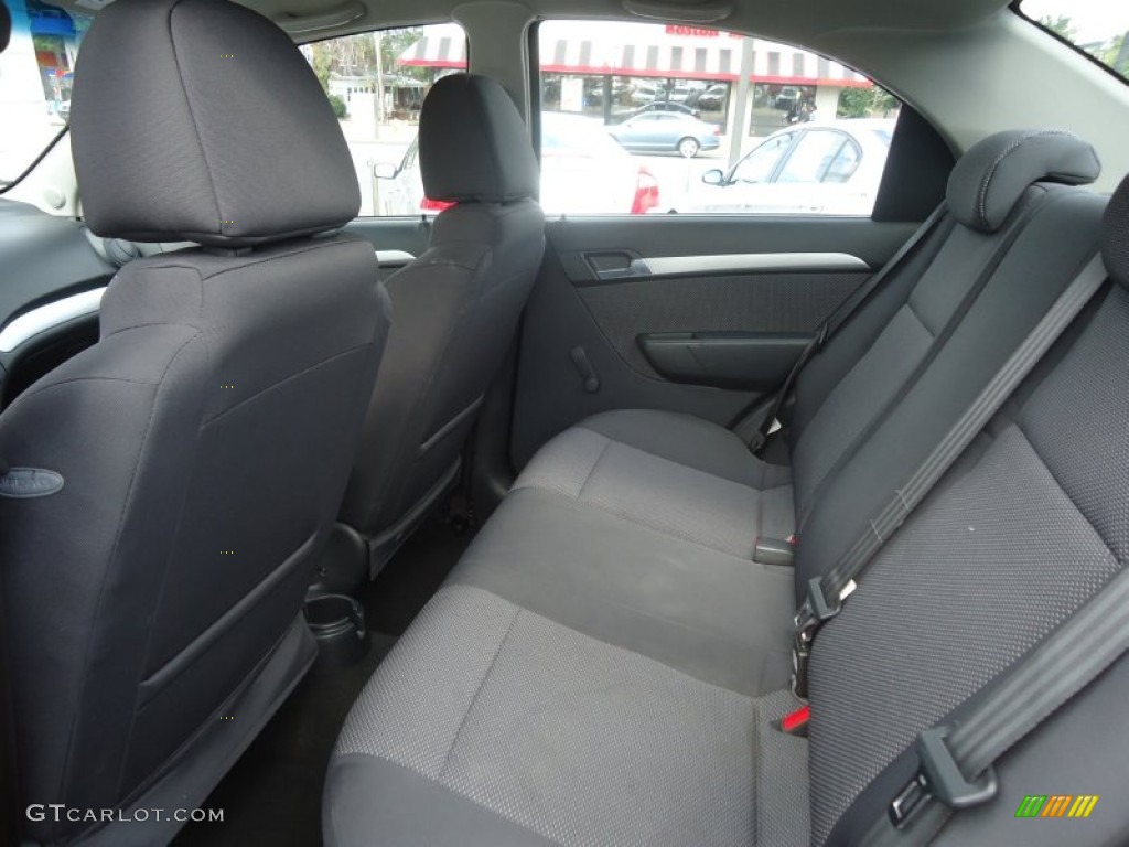 2010 Aveo LT Sedan - Black Granite / Charcoal photo #11