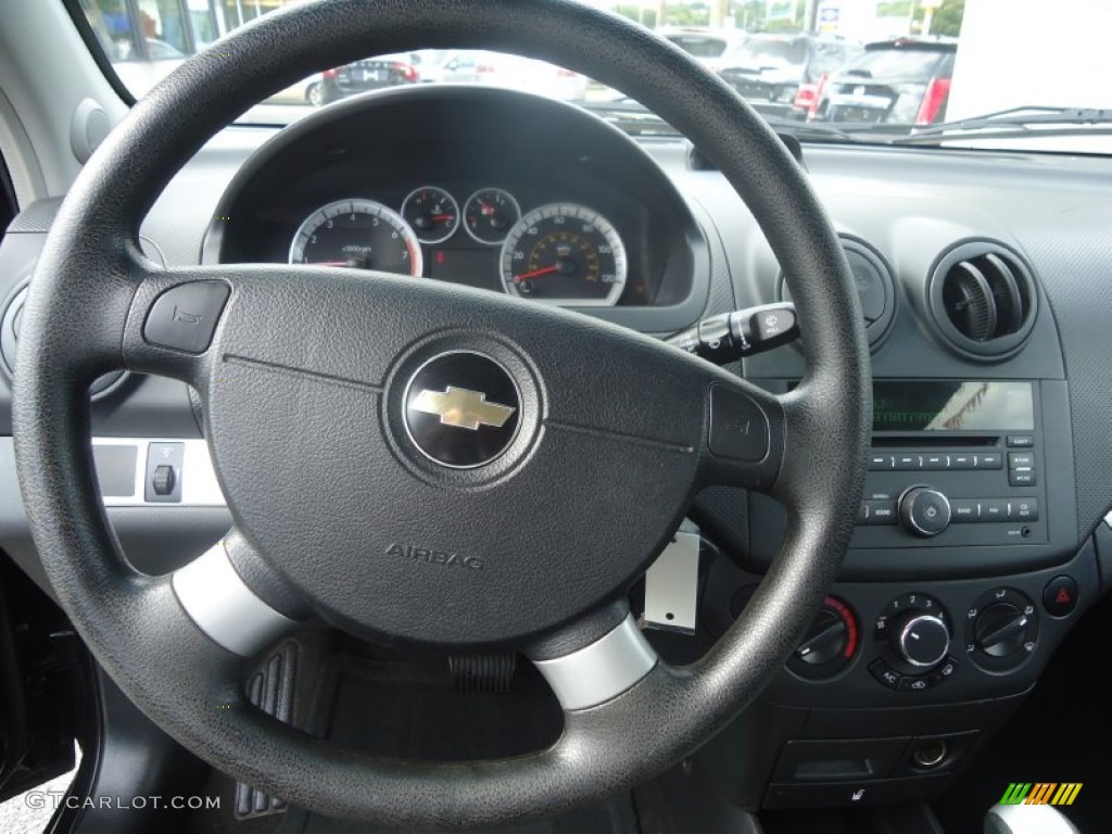 2010 Aveo LT Sedan - Black Granite / Charcoal photo #16