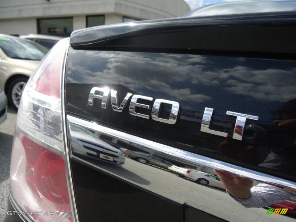 2010 Aveo LT Sedan - Black Granite / Charcoal photo #30
