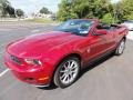 Red Candy Metallic 2010 Ford Mustang V6 Premium Convertible Exterior