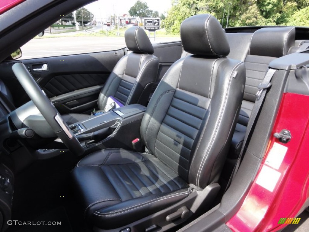 2010 Ford Mustang V6 Premium Convertible Front Seat Photo #71118458