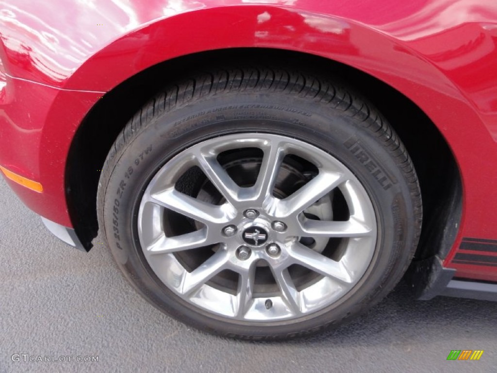2010 Ford Mustang V6 Premium Convertible Wheel Photo #71118533