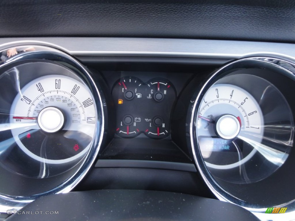 2010 Ford Mustang V6 Premium Convertible Gauges Photo #71118569