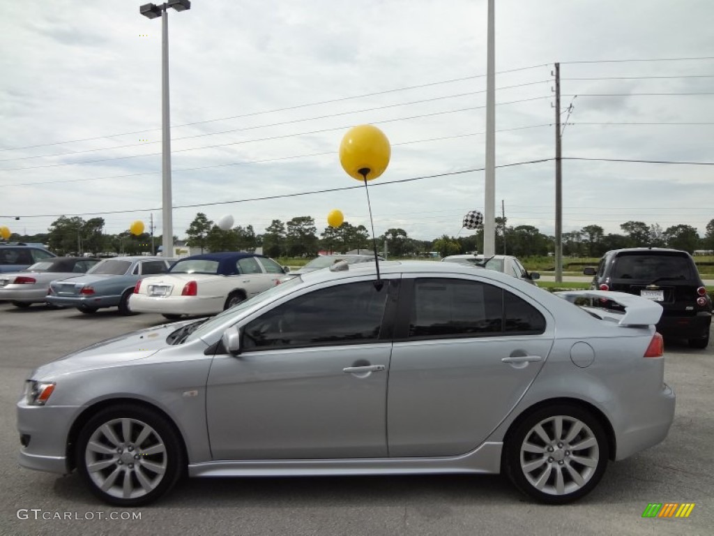 Apex Silver Metallic 2009 Mitsubishi Lancer GTS Exterior Photo #71118620