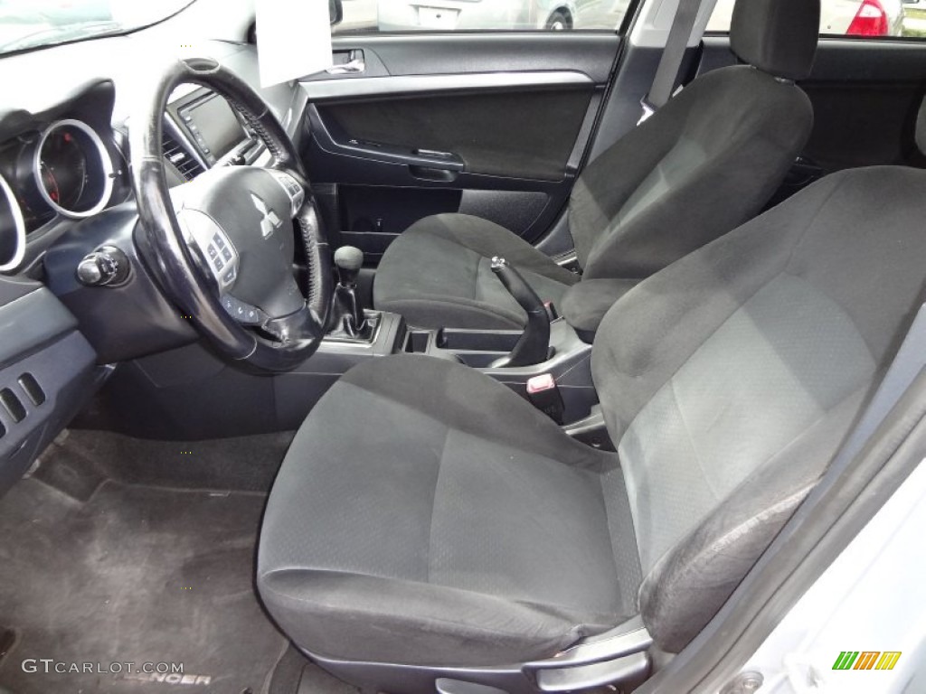 Black Interior 2009 Mitsubishi Lancer GTS Photo #71118638