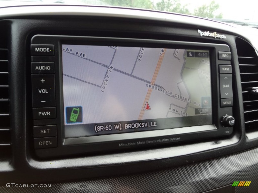 2009 Mitsubishi Lancer GTS Navigation Photos