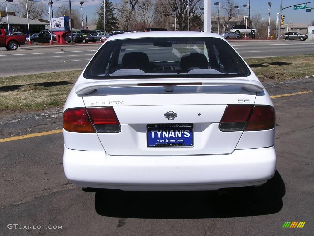 1996 200SX SE - Cloud White / Black photo #3