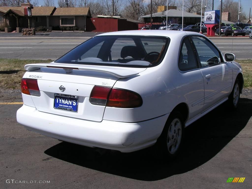 1996 200SX SE - Cloud White / Black photo #4