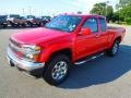 2009 Victory Red Chevrolet Colorado LT Extended Cab 4x4  photo #2
