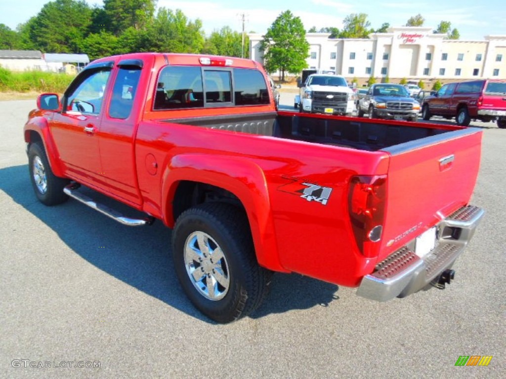 2009 Colorado LT Extended Cab 4x4 - Victory Red / Ebony photo #5