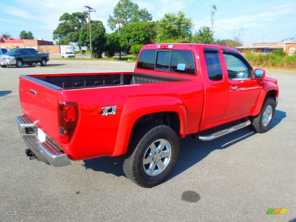 2009 Colorado LT Extended Cab 4x4 - Victory Red / Ebony photo #6