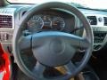 Ebony 2009 Chevrolet Colorado LT Extended Cab 4x4 Steering Wheel