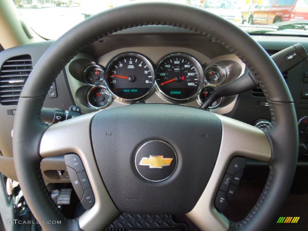 2012 Silverado 1500 LT Crew Cab 4x4 - Blue Granite Metallic / Ebony photo #13